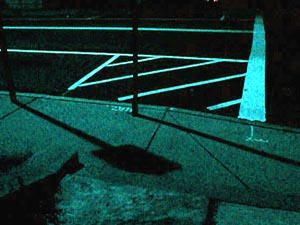 a shot taken in june, sitting on steps, while in conversation during a difficult night.