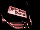 gilda's stone rooster, in marion, MA