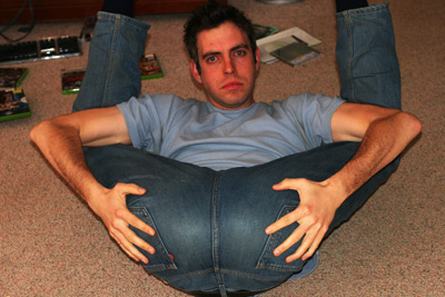 The author, just chilling.